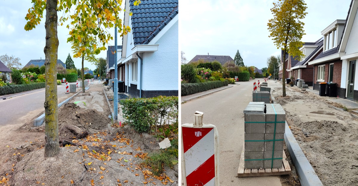 Straatbeeld in Kerk-Avezaath